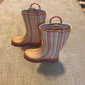 😄 3 for $9 😊 Loft rain boots old rose size 5